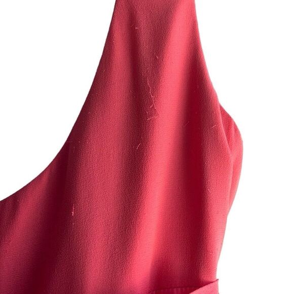 Marchesa Notte Pink 100% Silk Cocktail Dress Pleated Fit Flare NWT Sz 8 $850 - Picture 9 of 16